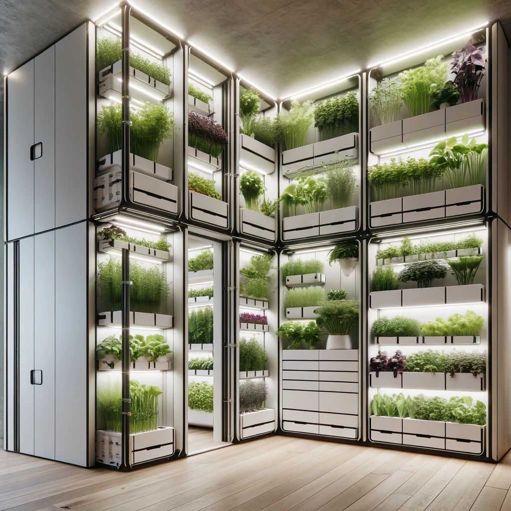 SmartWalls food-growing modules