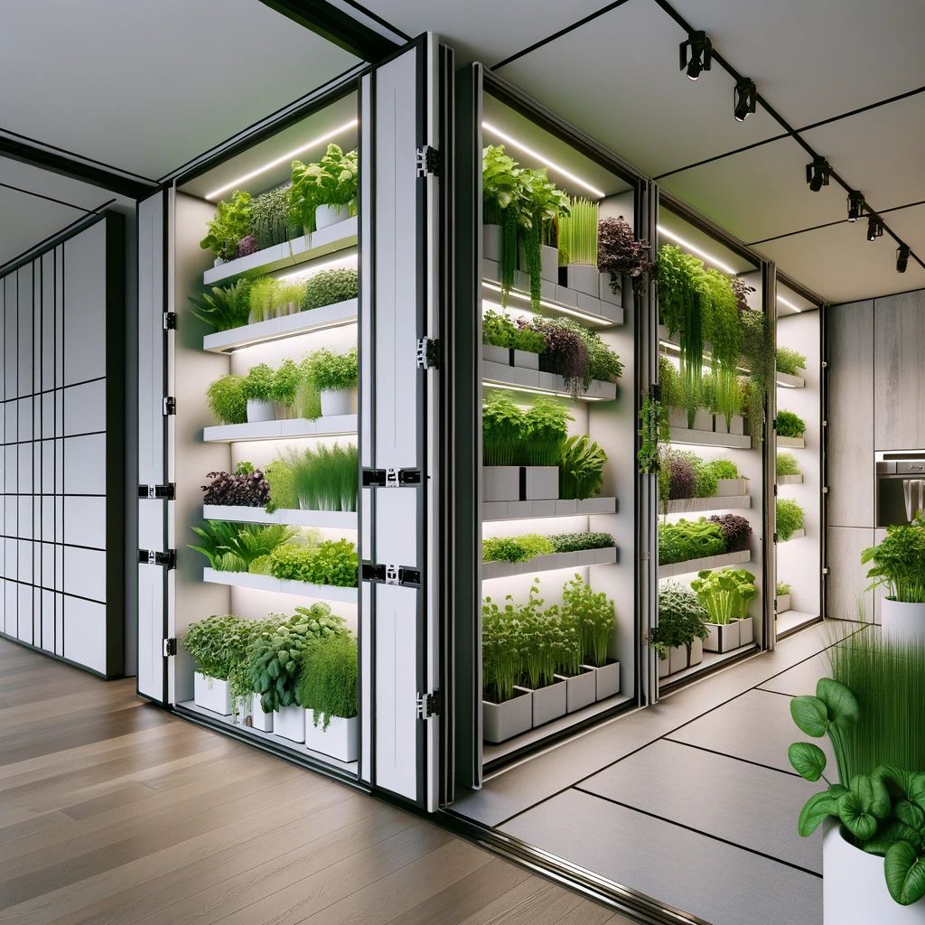 SmartWalls office and indoor growing concept